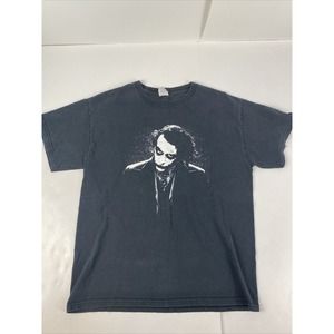 Vintage Batman Dark Knight Joker T-Shirt Size Medium Heath Ledger